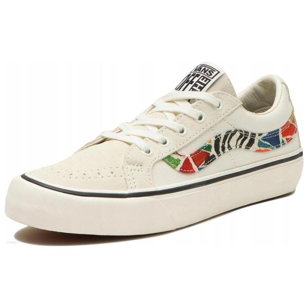 Vans Sk8 Low Reissue Sf Ležérne Nízke Skate Topánky Unisex Tenisky Biela Viacfarebná VN0A4UWIA61