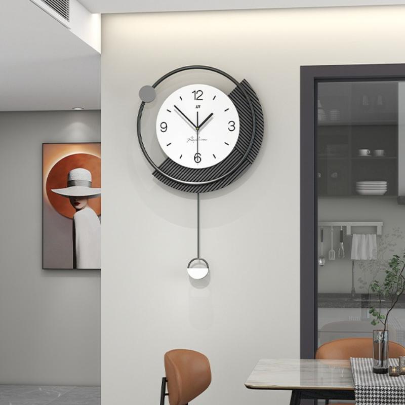 Silent Wall Clock Creative Swinging Wall Clocks Modern Minimalist Dining Hanging Clocks Living Room Decorative Accessories