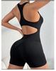 High-End Seamless Summer Yoga Jumpsuit with Hollow Back for Women
