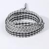 Scalloped Edge Gingham Shoelaces 1.2cm Width Ruffled Plaid Ribbon Laces Multicolor Anti-Slip Knot Decor Strings for Casual Shoes