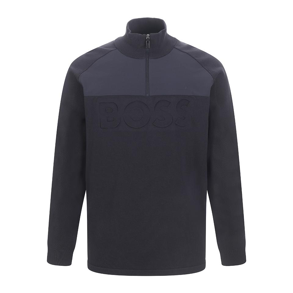 BOSE Big Logo Cotton Half-Zip Knit 50471807_402