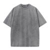T-shirt Estiva da Uomo 230G Cotone Pesante Vintage Lavata Oversize Manica Corta Larga Streetwear Manica Corta Top Maglietta