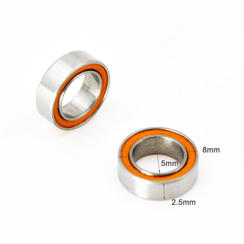 10pcs Hybrid Ceramic Bearing Stainless casting Spinning Fishing Reels 4x10x4mm 5x8x2.5 6x12x4 8x12x3.5 mm Mini Ball Bearings