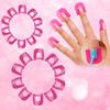 26x Nail Polish Edge Anti-Flooding Plastic Template Clip + 1 Pc Sticker Tool Set