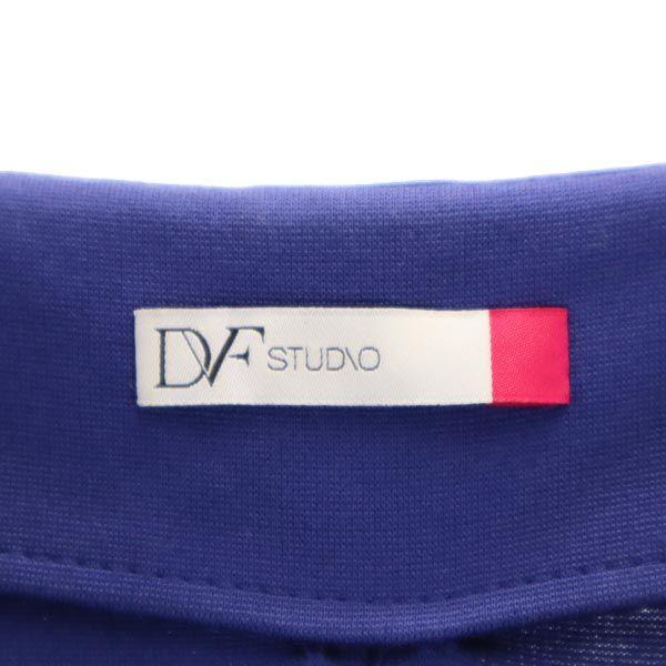 Diane von Furstenberg Studio Made In Japan No Sleeve One Piece Blue Women Used