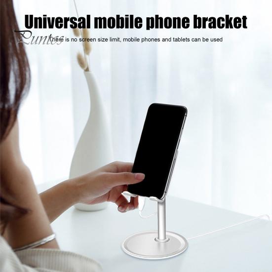 Desk Aluminium Alloy Anti-slip Tablet Stand Adjustable Rotatable Phone Holder