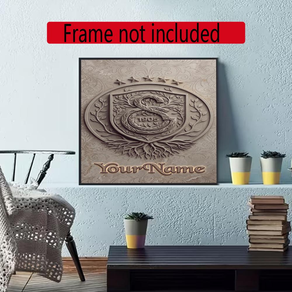 Galatasaray Customize Text Diamond Painting Round Diamond Mosaic Suitable For Beginners Diamond Painting Rhinestones Gift Frameless