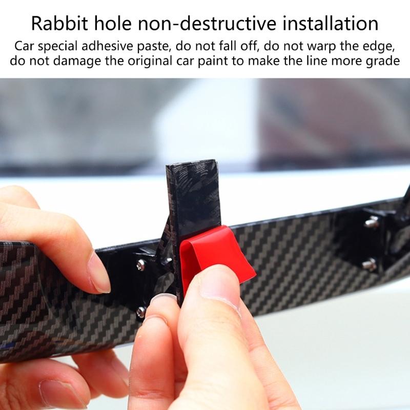 Car Rear Wing Car Spoiler Wing Tail Decoration Tail Wing 9.8in Car Tail Spoiler Wing Auto Accessory
