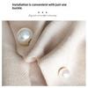 Pearl Sleeve Clips 2 Pack No Sew No Trace Clothing Holders for Adjusting Long Sleeves Weekend Outings