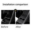 Central Control Panel Protective Patch for Tesla Model 3 Y 2017-2020 ABS Carbon Fiber Decorative Shell Stickers Car Accessories