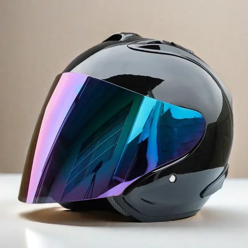 SZ Ram 3/4 Open Face Helmet Approved Racing Safety Hat Summer Season Safety Single Len Motorcycle Helmet Women Men ECE Capacete