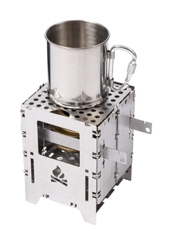 Universal Grate for Bushbox LF, Titanium Trivet, Fire Pit