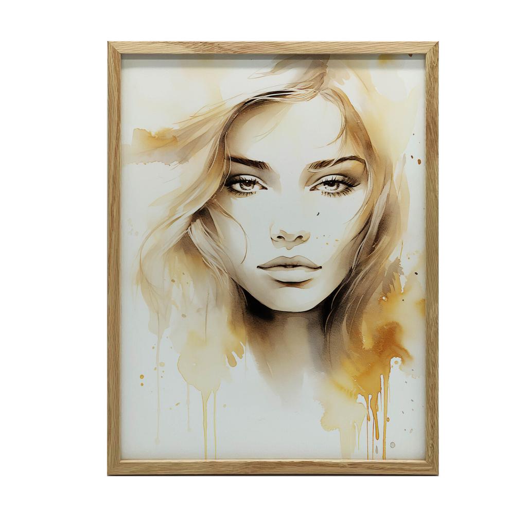 Tajemnicza Uroda Tajemnicza Uroda, 40X50 Cm, Rama Aluminiowa Złota, Papier Matowy 230 Gsm