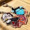 Hot Game Keychains for Accessories Bag FFXIV Samurai Red Black Mage Summoner Gunbreaker Dancer Keyrings Machinist Fans Gifts