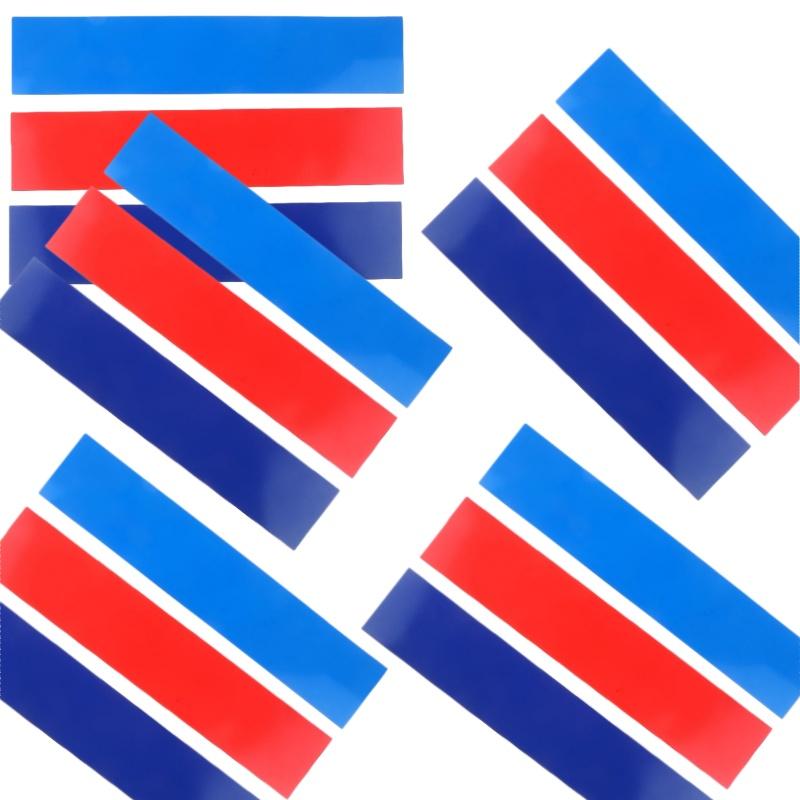 1/3/5 Set Decorazione Auto Personalizzata Striscia M Colore Griglia Adesivo Per Serie 1 3 5 X1 X3 X5 Accessori Auto Trim