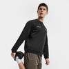 Fila Fitness Series Simple Fashion Sports Casual Training Comfortable Crew Neck Pullover Sweatshirt Men sweatshirt Deep-Black A11M611210FBK