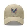 [Patriotic Baseball Cap] 250Th Anniversary Eagle Print Polyester Adjustable Unisex Breathable Lightweight Sun Protection Curved Brim Outdoor Sports