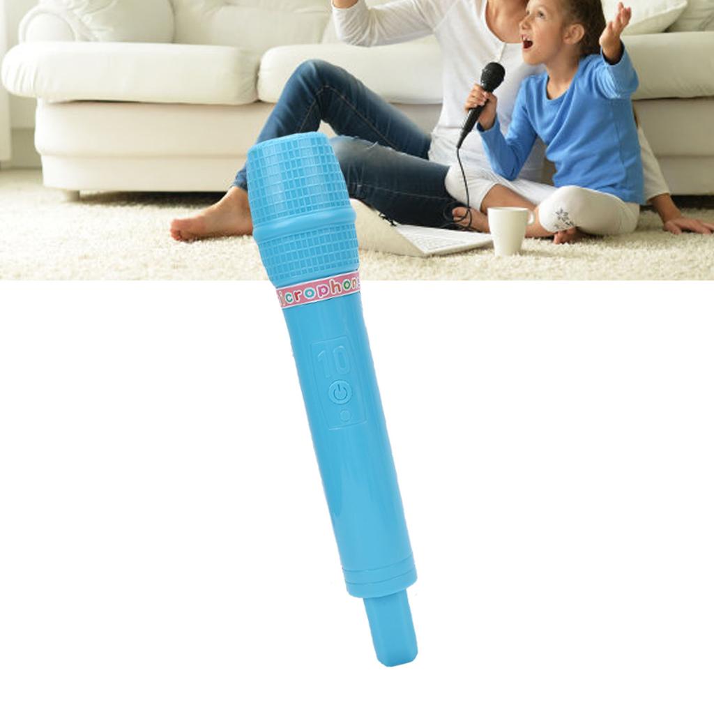 Microphone Toy Plastic Pretend Microphone Prop Simulate Speech Practice Mic for Cosplay Birthday Party Favors Costume Play