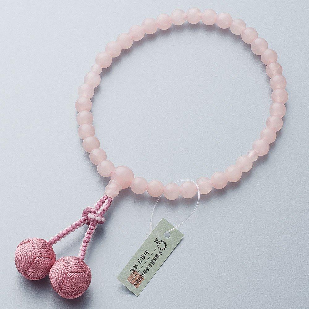 Buddhist Altar Store Takita Shoten Prayer Beads Set Prayer Prayer Beads for Men 22 Pure Silk Prayer Beads for Women Crystal 7mm Pure Silk a Prayer