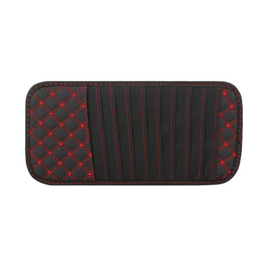 

Папка для хранения на солнцезащитный козырек автомобиля, органайзер для DVD, большая емкость, водонепроницаемый, легко моется, автомобильный красный