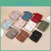 Ladies Wallet Pu Leather Litchi Pattern Multicard Zipper Short Purse For Daily Use