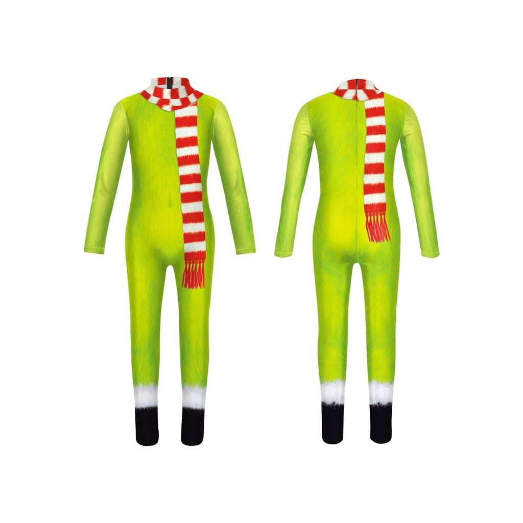 Christmas Parent-child Jumpsuit, Tight Fitting Jumpsuit