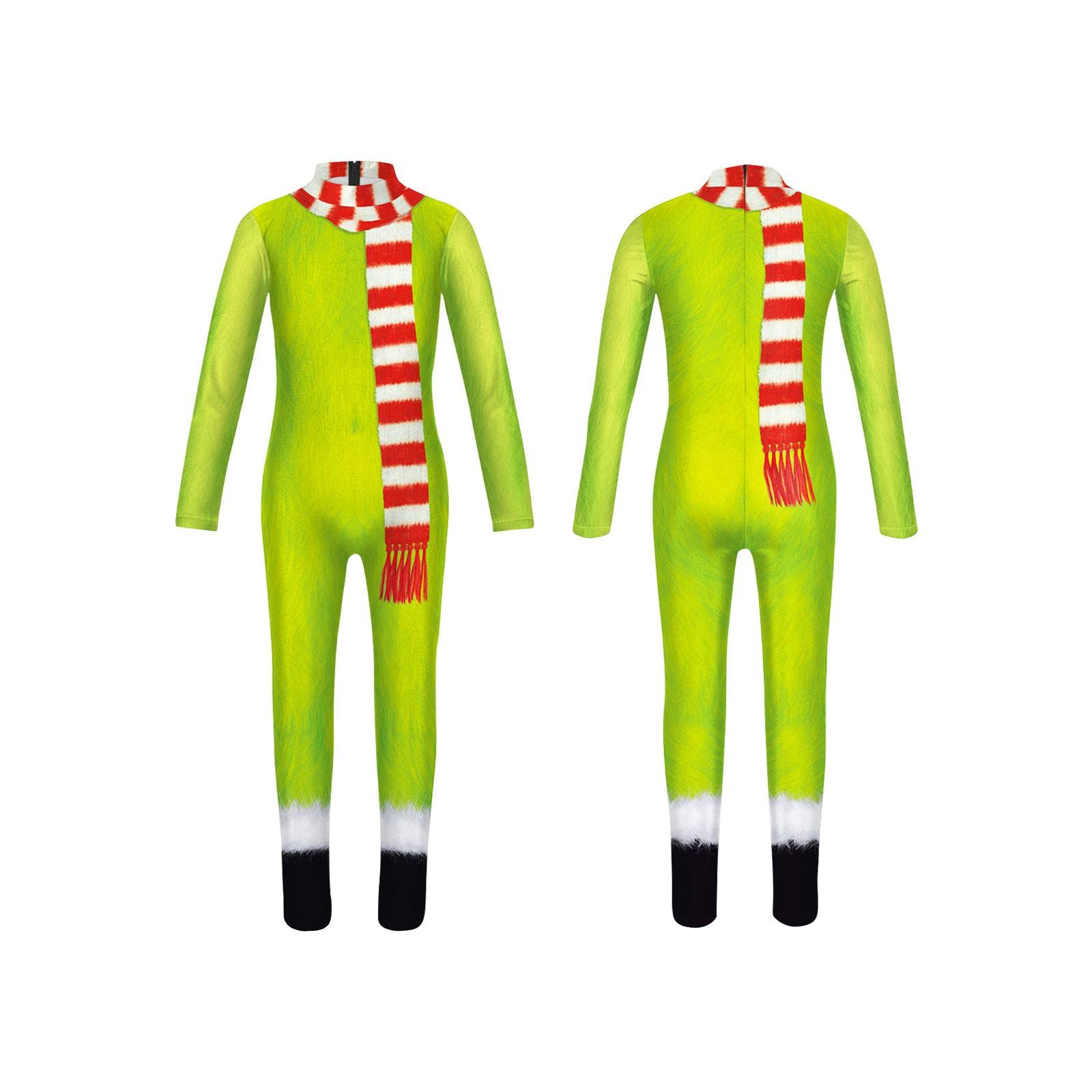 

Рождественский комбинезон для родителей и детей, облегающий комбинезон XXL