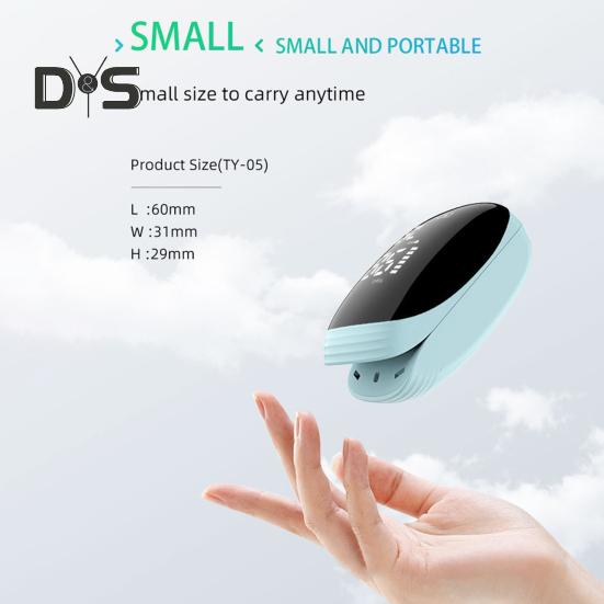 Blood Oxygen Meter with Large LED Display High Accurate Readings Rechargeable Fingertip Blood Oxygen Saturation Monitor with Lanyard