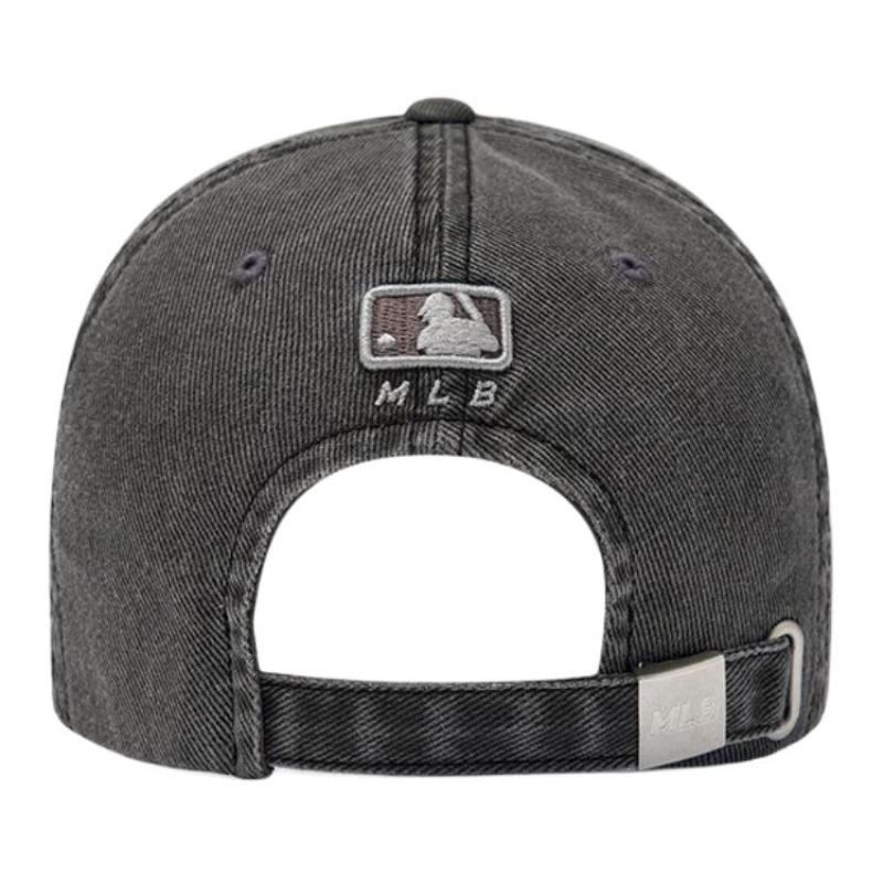 MLB Cotton Baseball Caps Unisex Dark Gray Fashion 3ACPV295N-50CGS