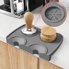 Station Tapis à Café en Silicone Résistant à la Chaleur Tapis Tampon Espresso Outil Efficace pour la Préparation du Café pour Baristas à Domicile Passionnés de Café Professionnels