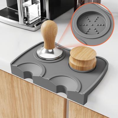 Silikon Kaffee-Mattenstation Hitzebeständige Espresso Tampermatte Effizientes Kaffeezubereitungswerkzeug für Heimbaristas Professionelle Kaffeeliebhaber