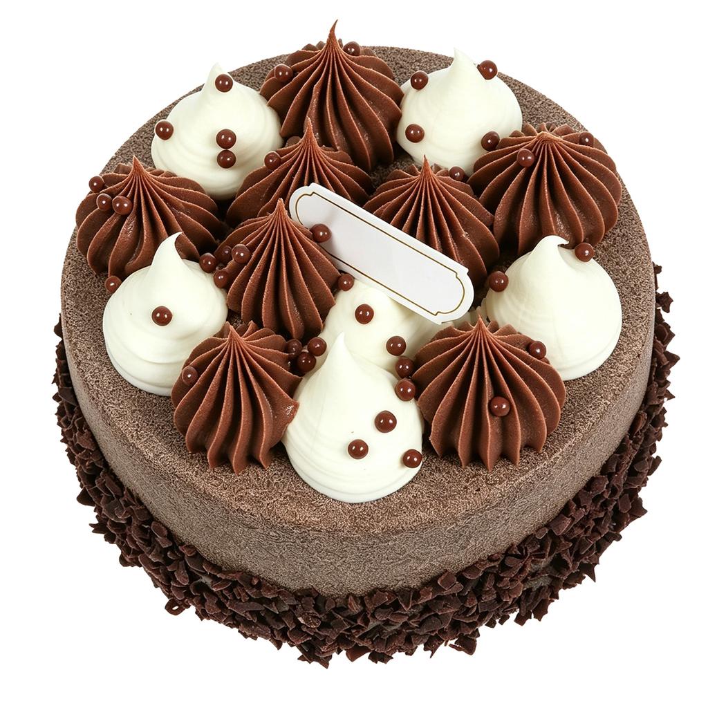 Nep Taart Model 4 Inch Multifunctioneel Realistisch Chocolade Room Verjaardagstaart Display Prop 1 ST