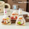 50/100 Pcs Cartoon Capybara Koala Triangle Rice Ball Packaging Bag Nori Onigiri Sushi Bag Sushi Making Mold Bento Accessories