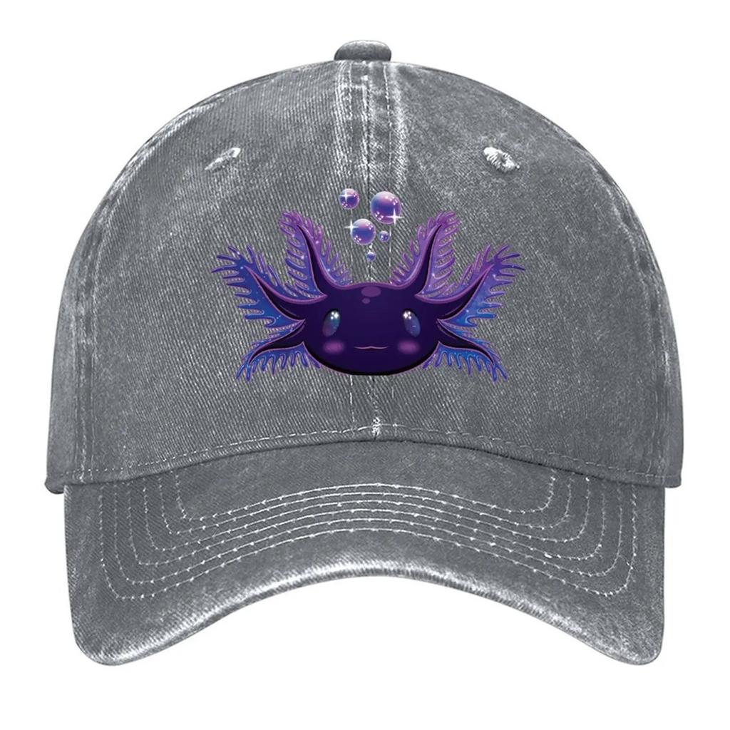 Astrolotl Baseball Cap Funny Hat Icon GentleUnisex Hat Sun Hat For Children Unisex Womens