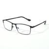Black Color Metal Reading Glasses Full Frame Elderly Presbyopia Glasses Blue Light Blocking Eyeglasses Fashion Ultralight +175