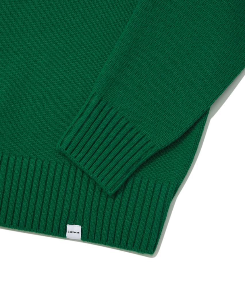 COVERNAT Middle C Logo Crewneck Knit Green
