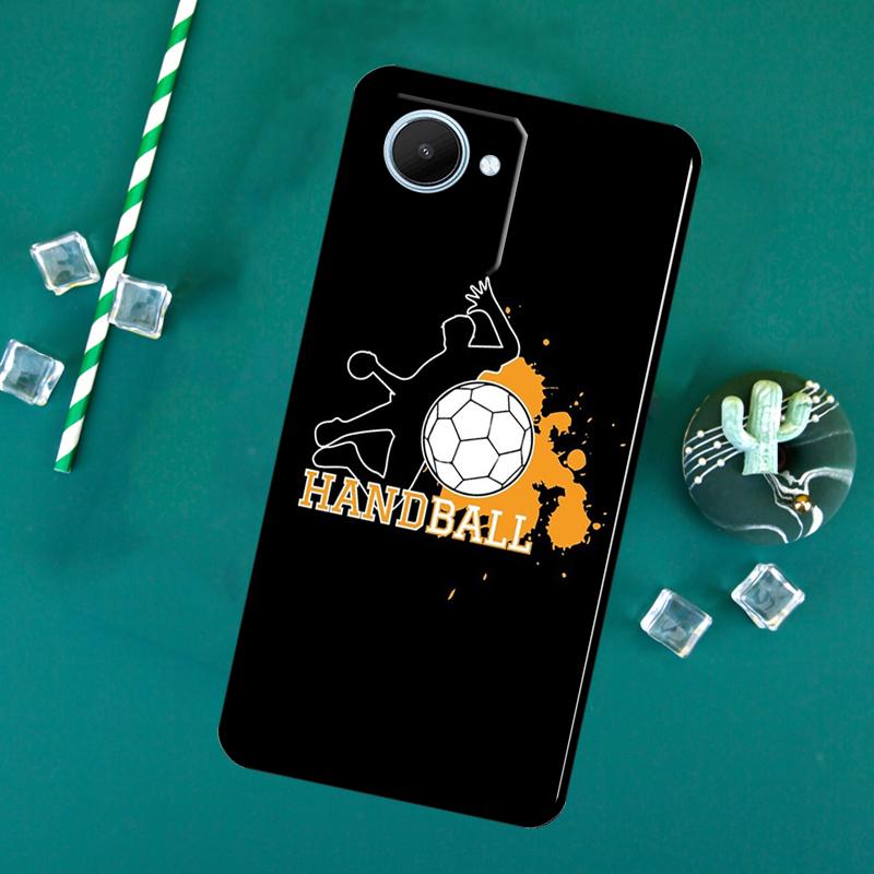 Handball Sport Für Realme C71 C75 C55 C53 C67 C61 C33 C63 C51 10 11 12 13 14 Pro Plus C65 GT7 15 Pro Hülle