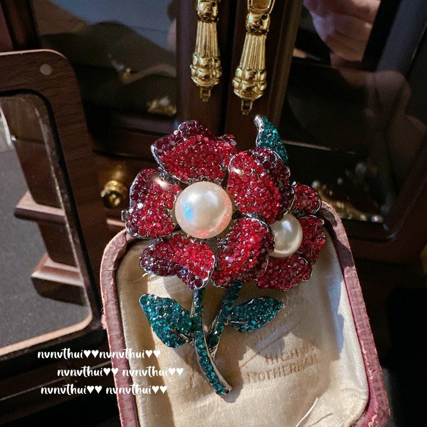 Brazilian Chalcedony Flower Gemstone Ring, Rich Woman S Happiness, Plated With 18K Gold, Malachite Green Water Drop Zircon Earrings.