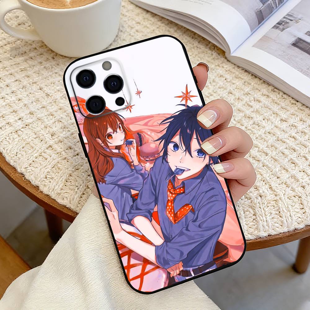 Anime H-Horimiya-a Phone Case Silicone Soft For IPhone 17 16 15 14 13 12 11 X XR Plus Pro Max Plus