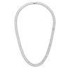 E.B.belle Luxury Christmas Jewelry Gift For Ladies Square Tennis Chain Choker Necklace Green Pink White Black Crystal Necklace