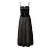 Women's Tank Dress Summer Spring Pleated  Boho Dress Cute Sleeveless Flowy Beach Straight T-Shirt Tank Dress Round Neck Dress