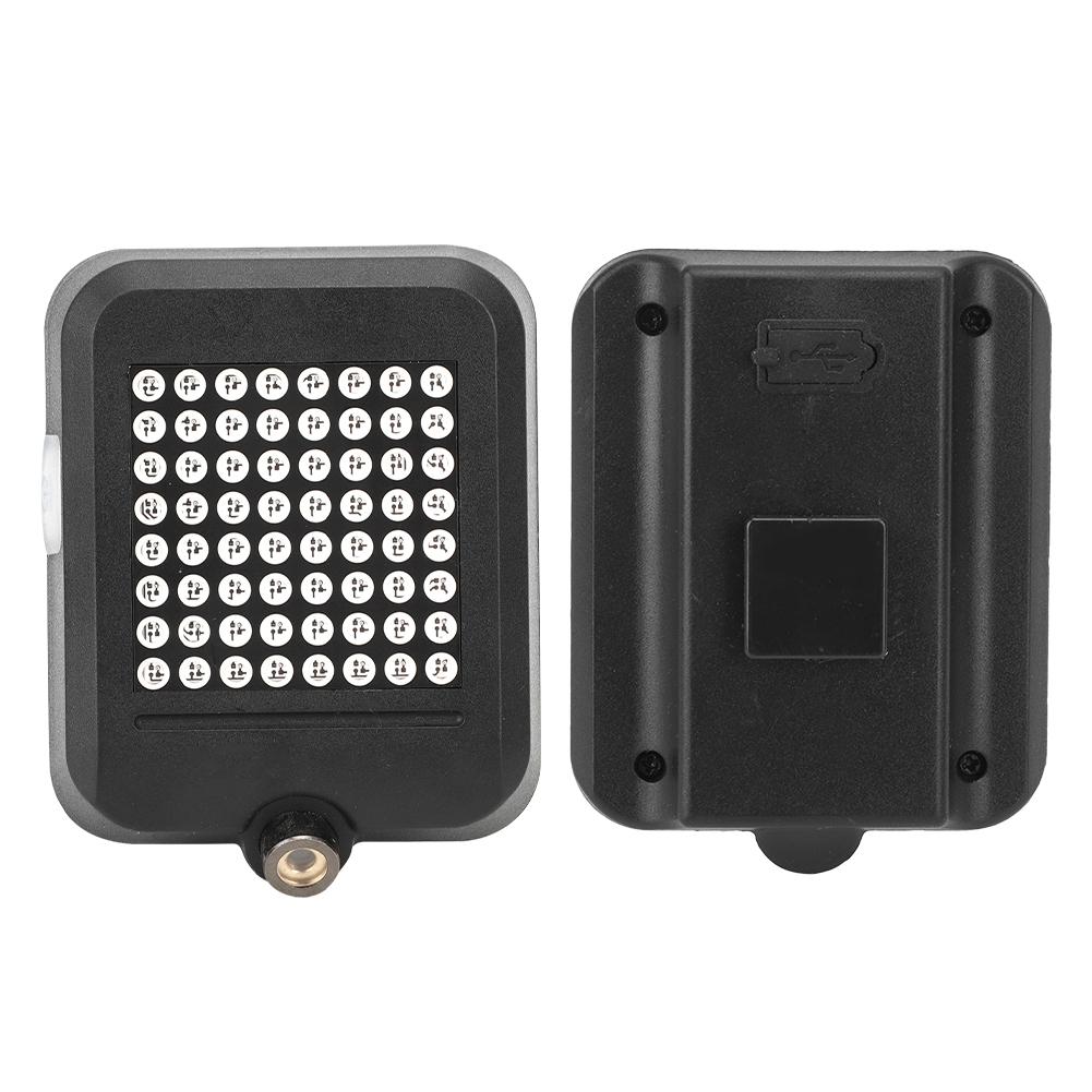 Intelligent USB Charging Bike Warning Tail Light   Turn Signal Lamp Cycling Equipment