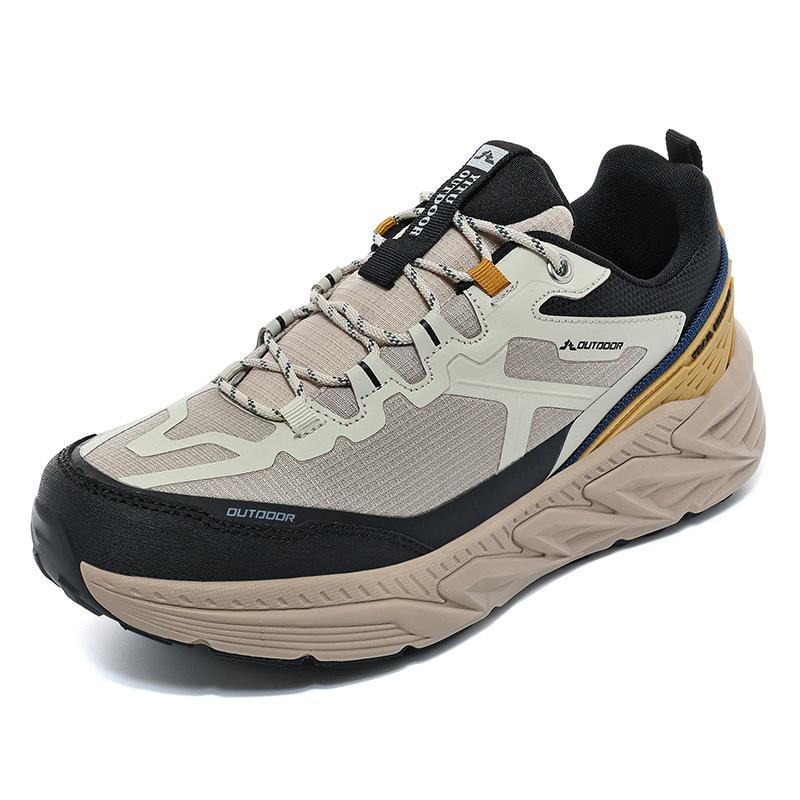 Outdoor Hiking Shoes Men's and Women's Mesh Breathable Non-slip Wear-resistant Off-road Hiking Shoes Lightweight Cushioning Hiking Shoes