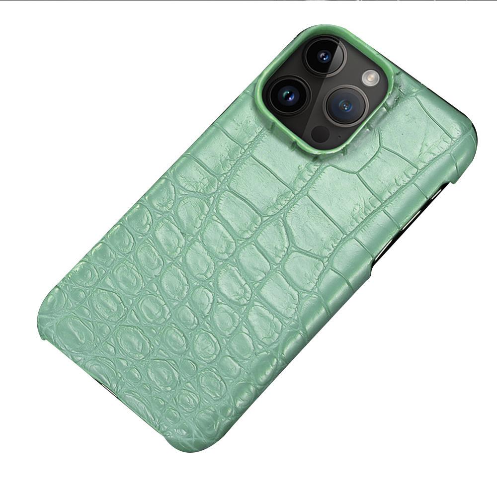 LANGSIDI Brand Original Crocodile Real Leather Cases for iPhone 16 15 Pro Max 14 13 12 pro max Genuine Leather Fundas Back Bover