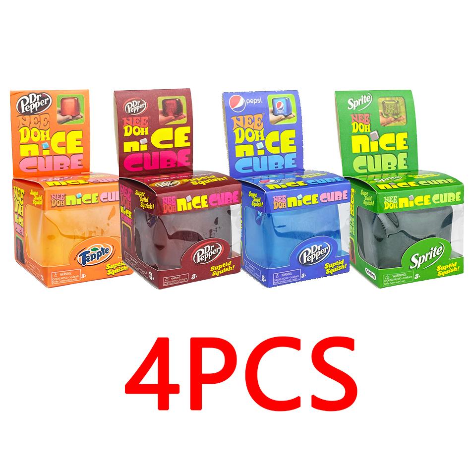 Schylling Needoh Nice Cube Senzorická Fidget Hračka Úleva od Stresu Mačkací Kostka Hračka Proti Úzkosti Pro Soustředění Pro Dospělé ADHD