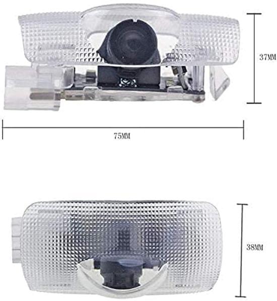 LED Logo Set of Car Courtesy Compatible with 30 60 80 Series Courtesy Door Welcome Courtesy Lamps Projection, 2, Lights, Series, Series, Harrier,