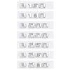 3D ABS B160 B180~B260 B280 Logo Badge Sticker Car Rear Trunk Emblem Decal Flat and stereoscopic two styles