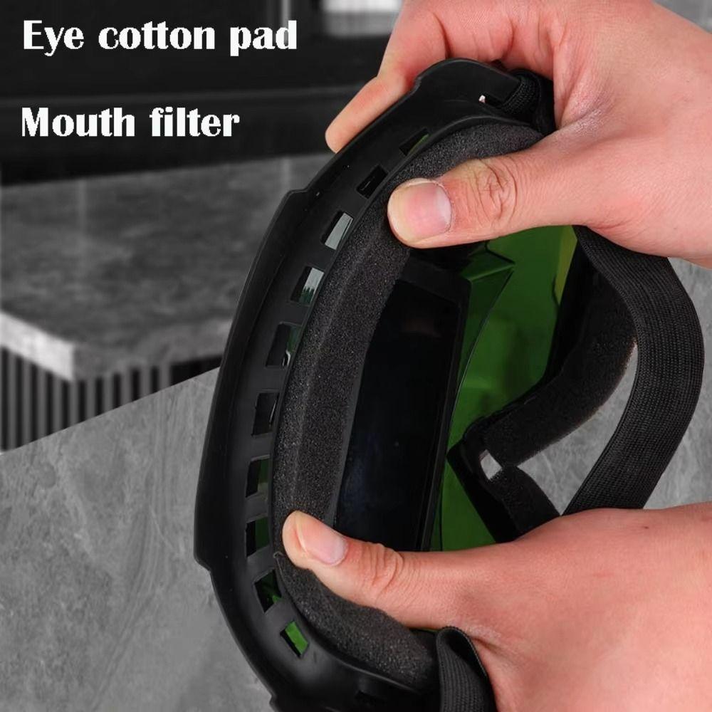 Work Protective Welding Glasses Adjustable Band Face Protector Comfortable Welding Mask  Grinding