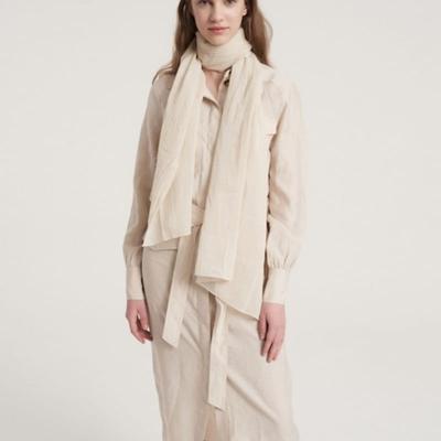 BB’DE SOLI’DE Solid Linen Cotton Scarf 4color