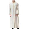 Langes Gewand Herren Kaftan Herrenkleidung Abaya Strapazierfähig Lässiges Hemdkleid Roben Naher Osten